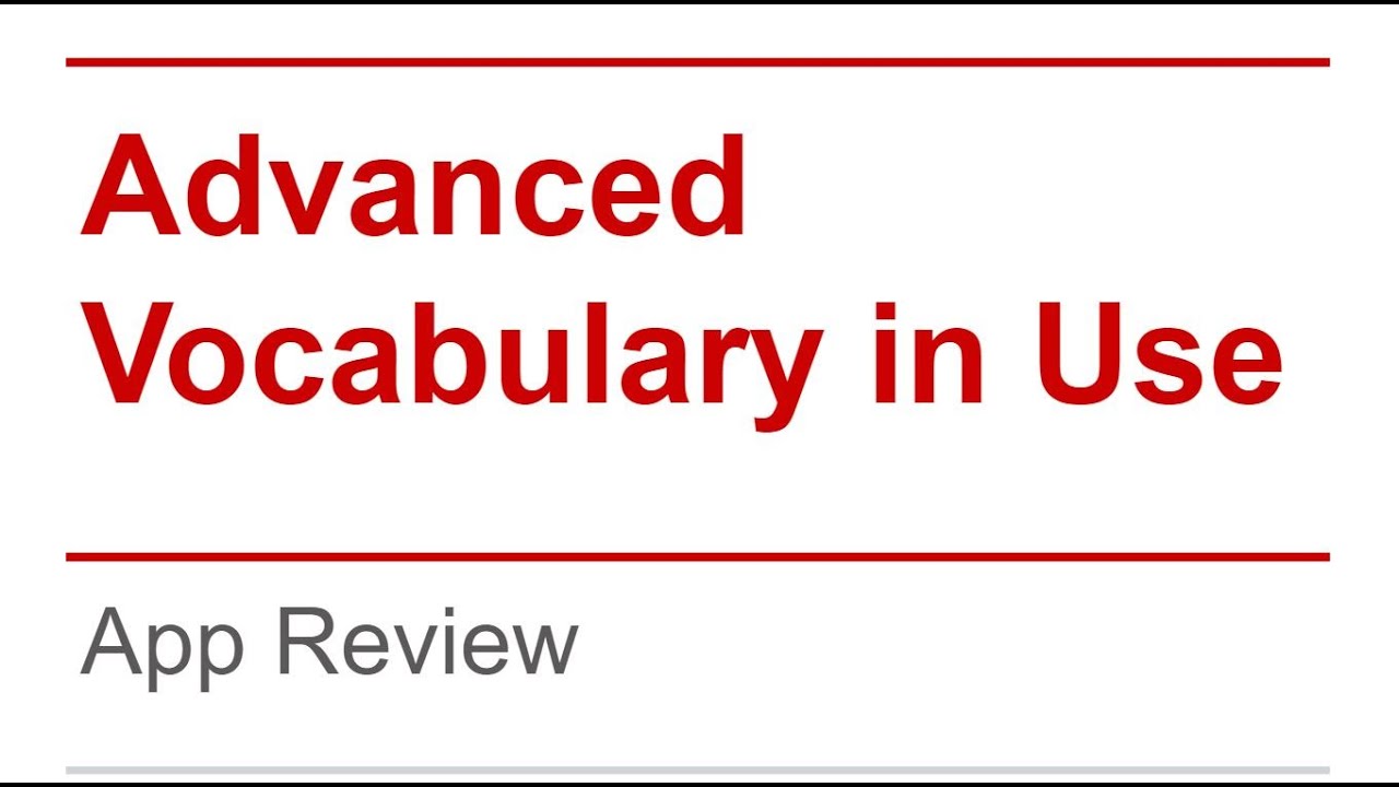 Exams vocabulary. English Vocabulary in use. Grammar and Vocabulary for Cambridge Advanced and Proficiency.
