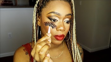 HOW TO APPLY FALSE EYELASHES FOR BEGINNERS ; SIMPLE, EASY, & QUICK (INFORMATIVE)