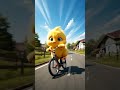 Promenade à vélo #pourtoi #canard #promenade #bicyclette #campagne #animation #ia