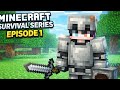 Minecraft Survival Series EP 1 | Full Iron Armor in First Day 😱 | Minecraft Gameplay