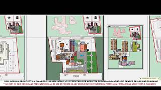 Hospital Design Plans and Diagnostic centre design and planning Architecture layout plans