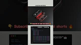 “I Made a Liquid Button Using Python 😳🔥 #shorts #python #coding #usa #ytshorts #viral
