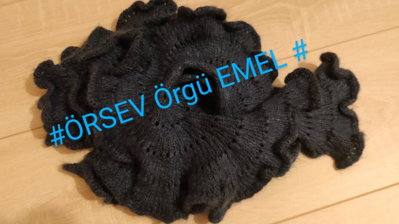 Fular,atkı ,kaşkol, ÇOK KOLAY, bir okadarda gösterişli. Fırfırlı, volanlı,kıvırcık🌹🧿iki şişle örgü