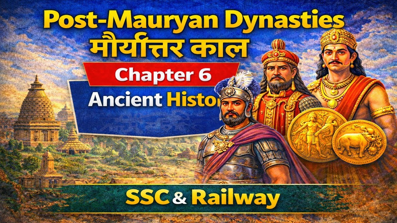 Post Mauryan Dynasties | मौर्योत्तर वंश | Chapter 6 | Ancient History ...