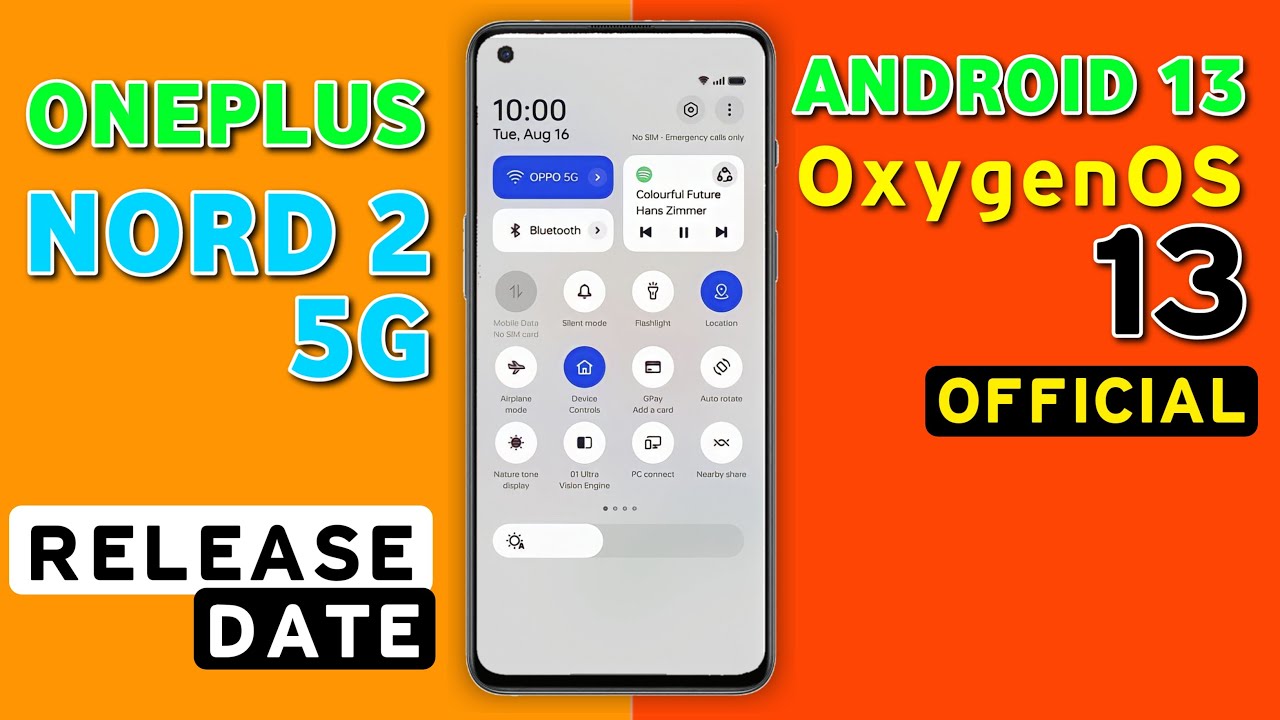 Oneplus Nord 2 5G OxygenOS 13 Android 13 Update (Release Date) Nord 2 ...