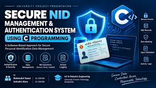  Secure NID Management & Authentication System Using C
