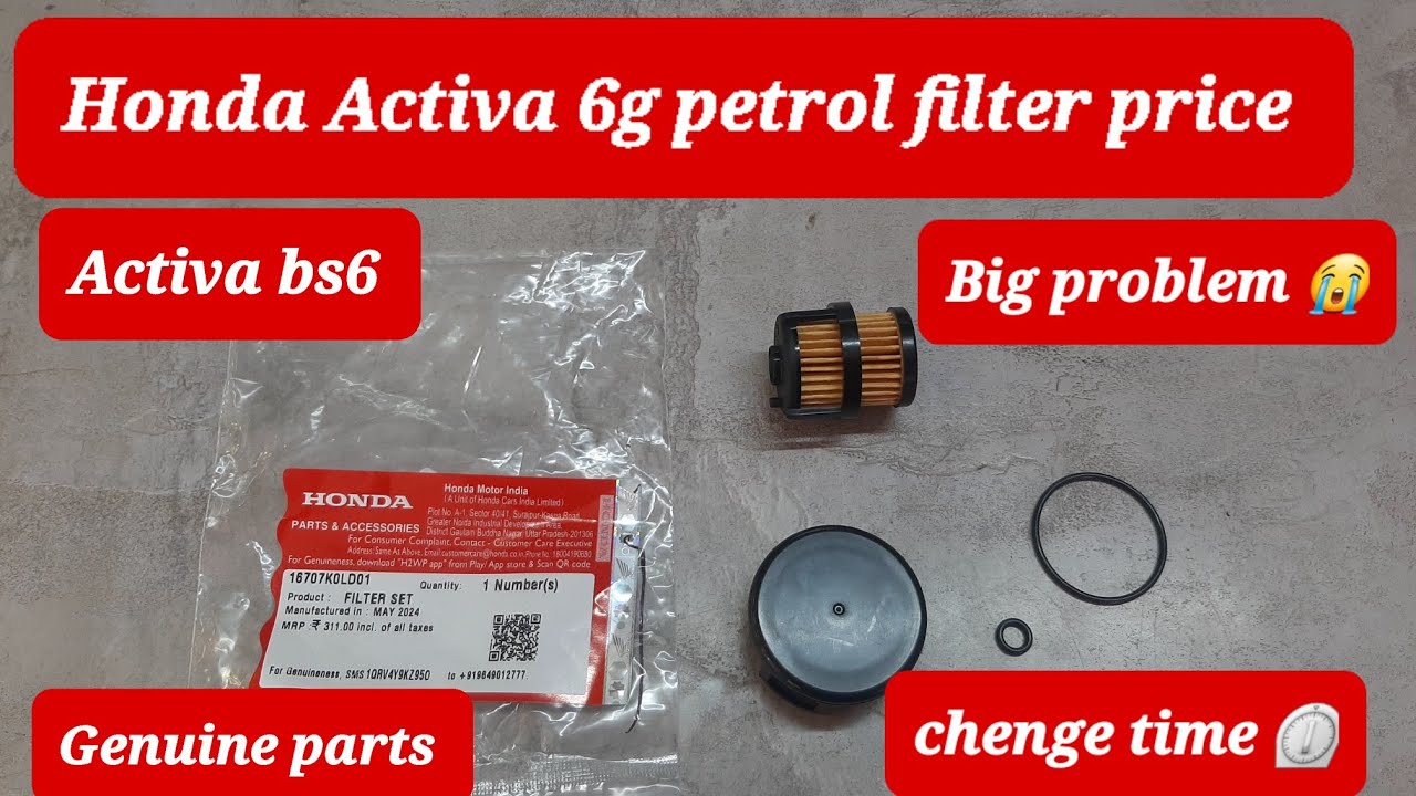 honda-activa-6g-genuine-petrol-filter-price-activa-bs6-6g-problem