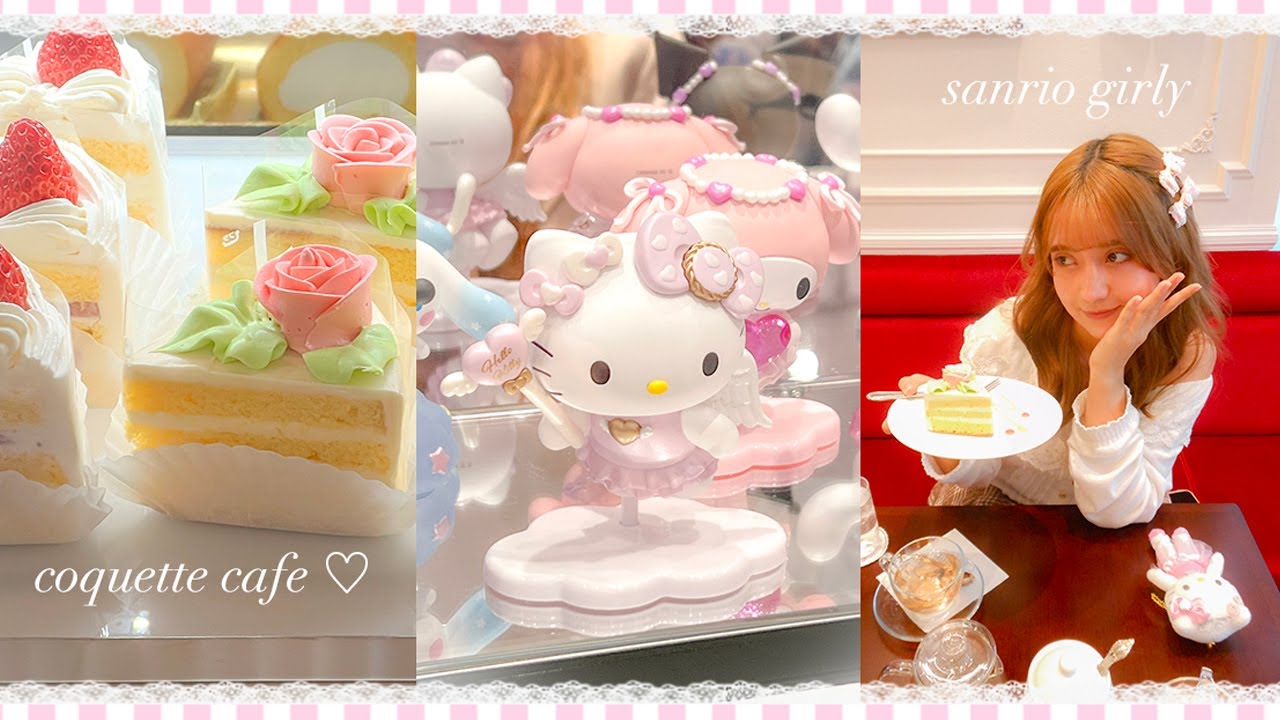 japan diaries ♡ sanrio stores & cute desserts 🧁