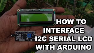 I2C LCD INTERFACING WITH ARDUINO UNO | Arduino tamil tutorial