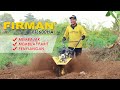 Mesin Bajak Mini Ladang Kering | Tiller FIRMAN FTL600HA | membajak dan membuat parit dengan cepat