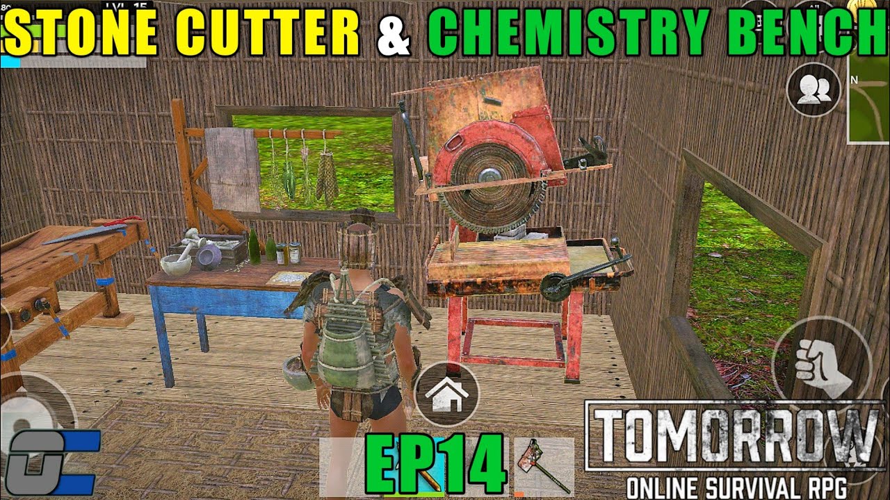 TOMORROW ONLINE SURVIVAL RPG :- MAKE CHEMIST BENCH & STONE CUTTER || EP06 || OneClue Gaming