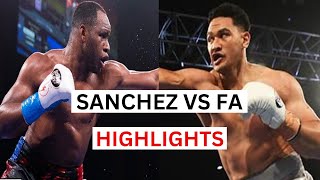 Frank Sanchez vs Junior Fa Highlights & Knockouts