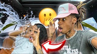 OPENING WINDOW IN CAR WASH PRANK 🚗🧼