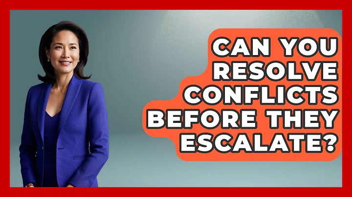 Can You Resolve Conflicts Before They Escalate? - Real Life Curriculum