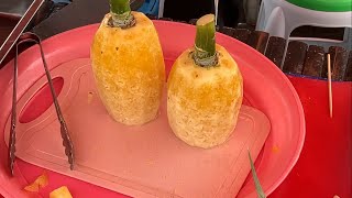 먹는 순간 과즙 폭발! 태국 장인의 파인애플 / The moment you eat it, the juice explodes! Thai Artisan Pineapple