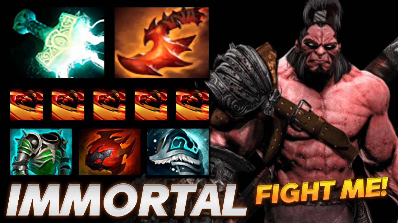 Axe Immortal Berserker FIGHT ME! Dota 2 Pro Gameplay [Watch & Learn] YouTube