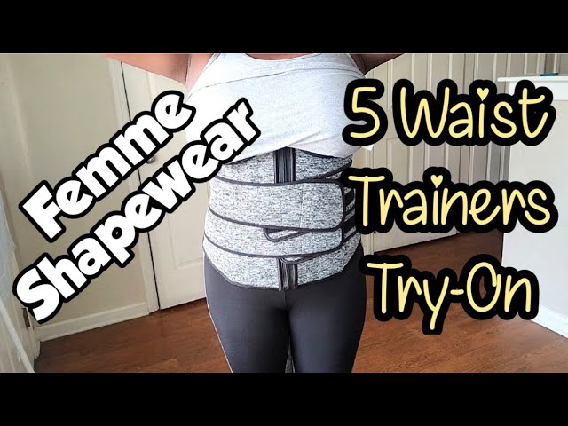 FEMME SHAPEWEAR REVIEW 🌟 Trying on 5 Waist Trainers..Let's Get in