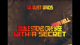 Rust Raid - Double Stacked Cave Base With a Sneaky Secret
