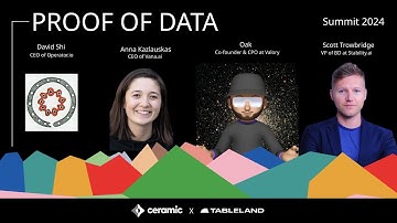 AI & Autonomous Agents Panel w/Vana, Operatior, Stability & Valory - Proof of Data 2024