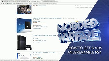 How to get a 4.05 Jailbreakable PS4!