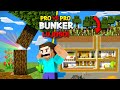 MINECRAFT: PRO VS PRO | ¿QUIEN HACE EL MEJOR MEGA BUNKER SUBTERRÁNEO LUJOSO? | DUELO DE CONSTRUCCIÓN