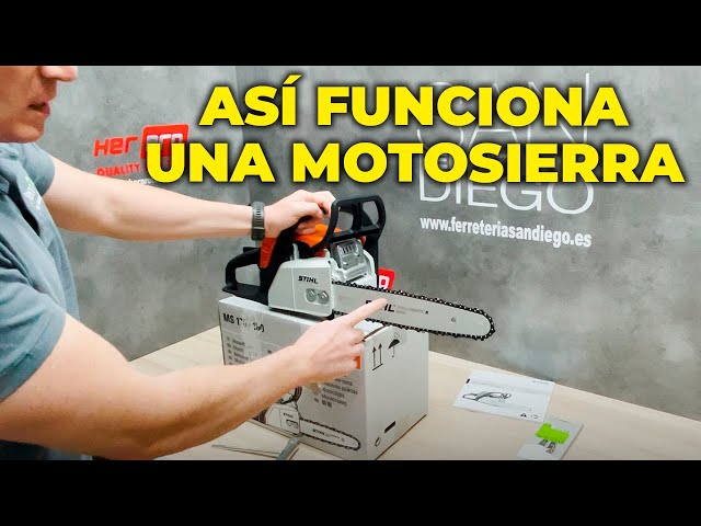 MOTOSIERRA STIHL MS 170 TUTORIAL, UNBOXING Y REVIEW TE ENSEÑAMOS COMO  ARRANCARLA Y CUIDARLA 