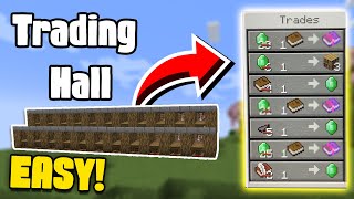 Ultimate Villager Trading Hall Build For Java & Bedrock | 1.20+