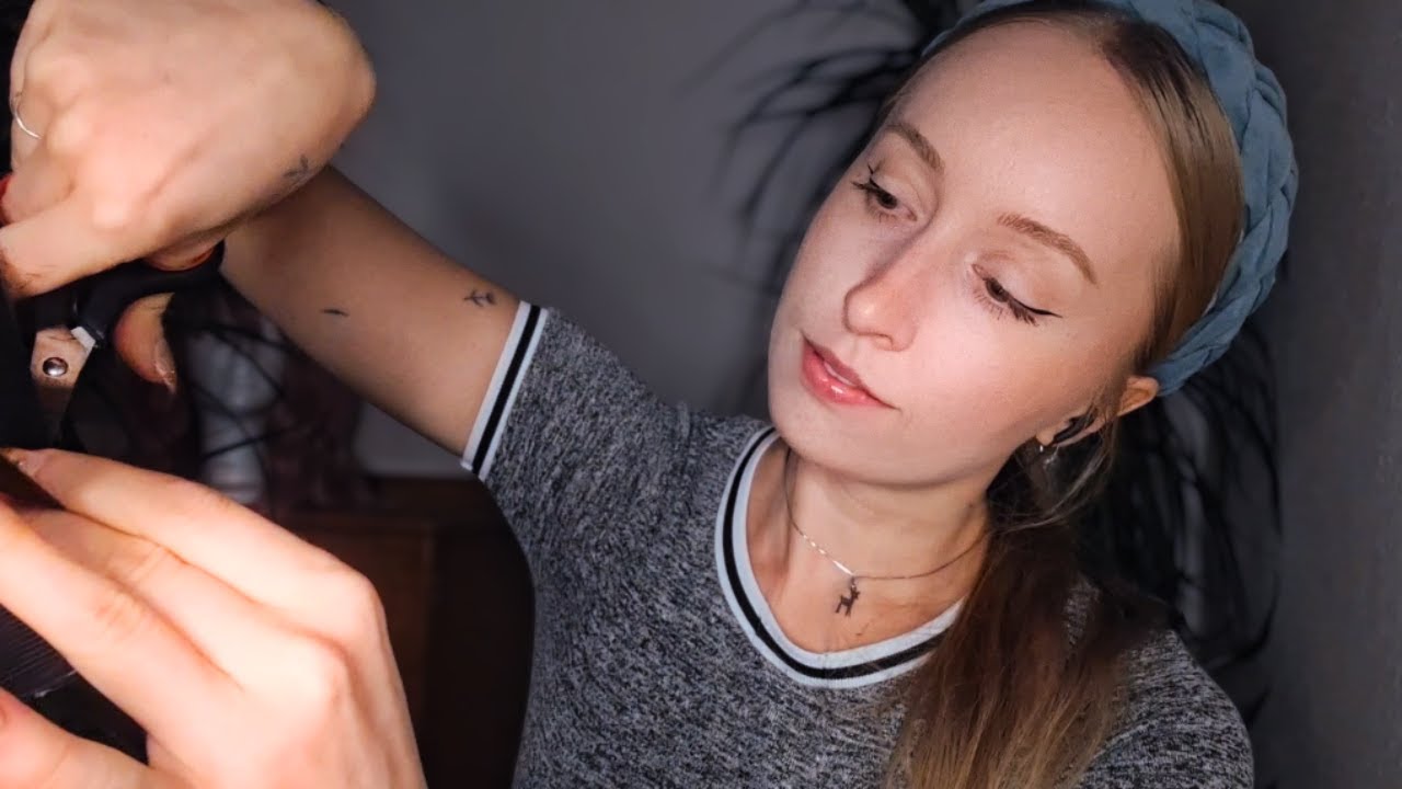 ASMR návštěva u kadeřnice ✂️ | Uklidňující zvuky nůžek, česání a masky na vlasy ✨
