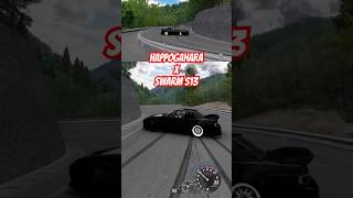 Tearing up the Hairpins on Hapopgahara with the SWARM s13 #simdrifting #tougedrifting