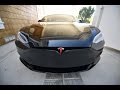 Tesla Close up and personal with PPF installation and chrome delete by BemaroSF