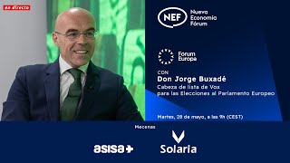 NEF Online con don Jorge Buxadé, Cabeza de lista de Vox para las Elecciones al Parlamento Europeo