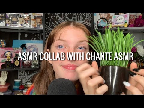 ASMR COLLAB WITH CHANTE ASMR | FAST TAPPING W/ MOUTH SOUNDS