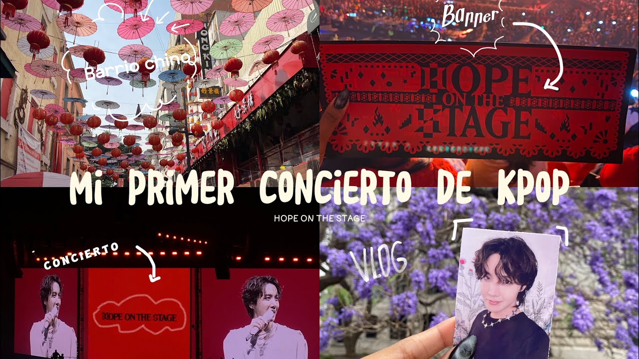 Vlog del concierto de Jhope en México | Hope On the stage tour D1 📍