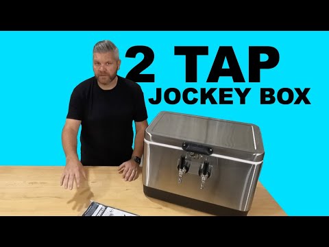 COLDBREAK Two Tap Stainless Steel Jockey Box (2TSPT)