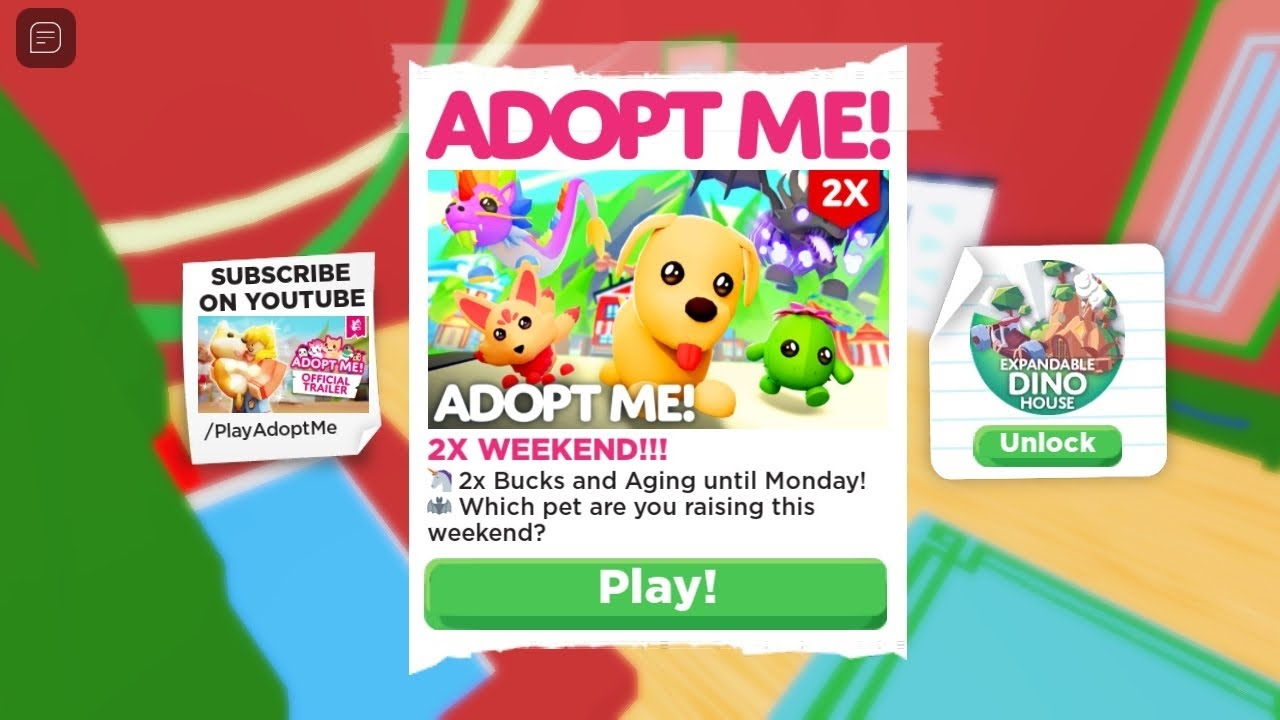 Looking at the new update in roblox #adoptme - YouTube
