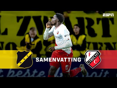 GOALS in de 91e en 96e MINUUT beslissen WEDSTRIJD ??? | Samenvatting NAC Breda - FC Utrecht