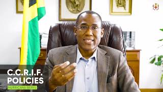 Hon. Minister of Finance - Dr. Nigel Clarke, MP explains Jamaica's Disaster Risk Finance (DRF) Plans