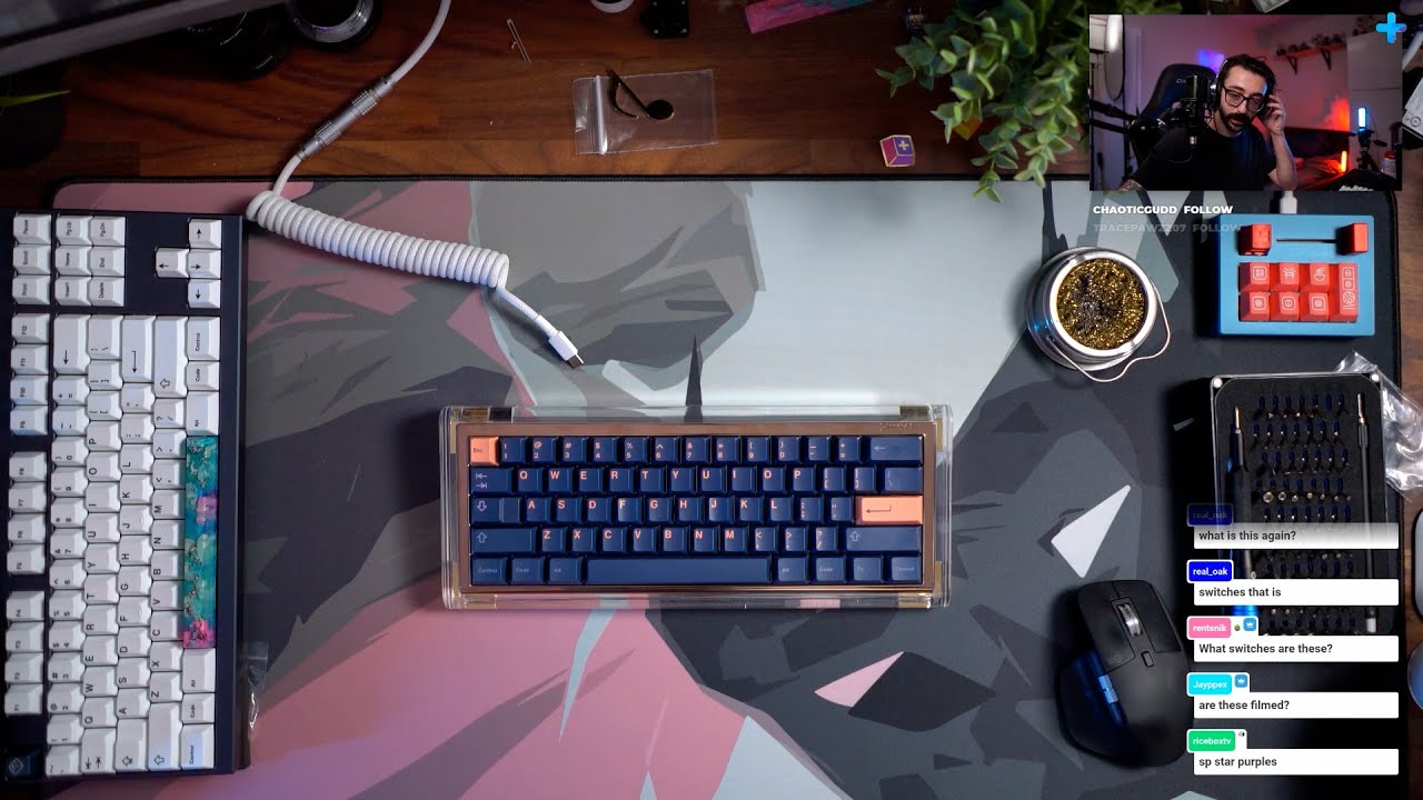 Codakey Canon60 w/ SP-Star Switches Sound Test + Build Stream