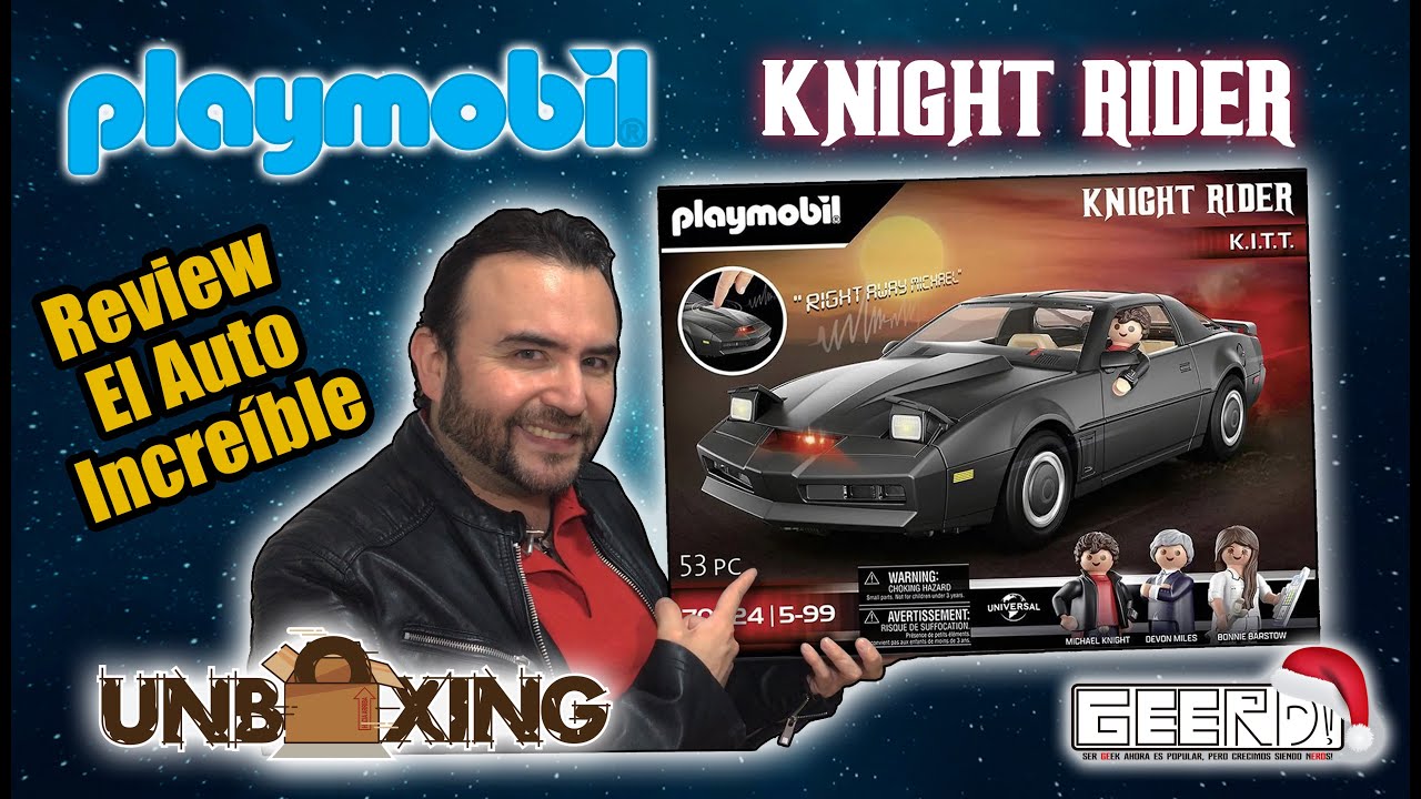 El Auto Increíble de Playmobil revisión de este Set Knight Rider UNBOXING GEERD! YouTube