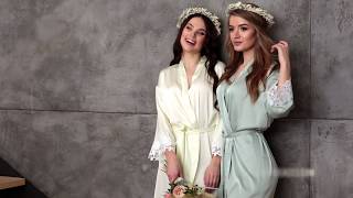 Lotus - Boho macrame Bridesmaid lace trim Robes | Amazing 2021 Gown Collection by StylishBrideAccs