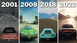 Driving in 50 Open World Games \ 2001 to 2022