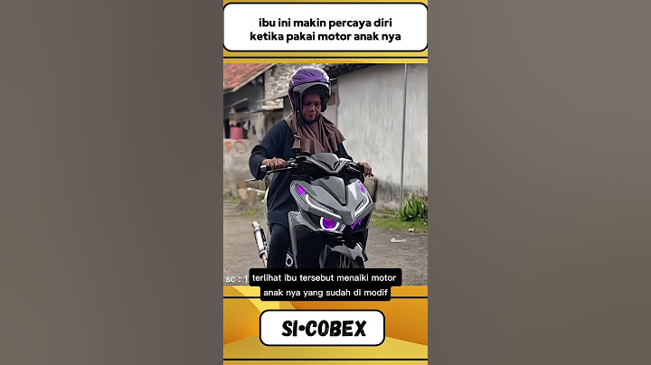 This mother is more confident when riding her child's motorbike #shorts