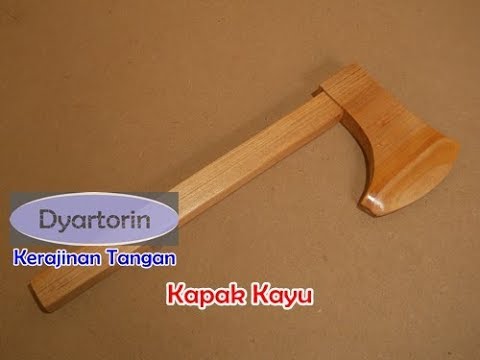 Cara Gampang Membuat Kapak Dari Kayu  Sisa  YouTube