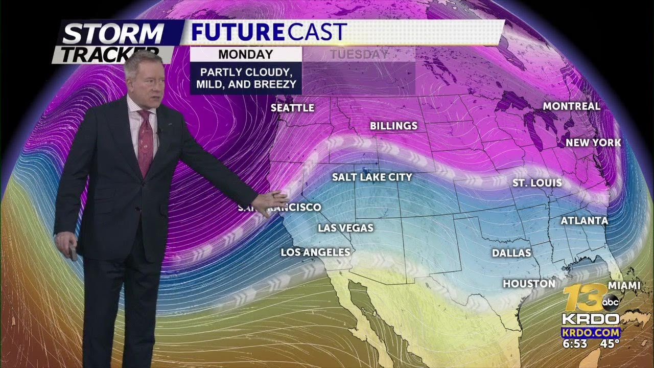 Partly cloudy and mild the next two days - YouTube