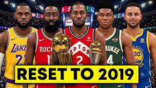 I Reset The NBA To 2019 and Re-Simulated History...