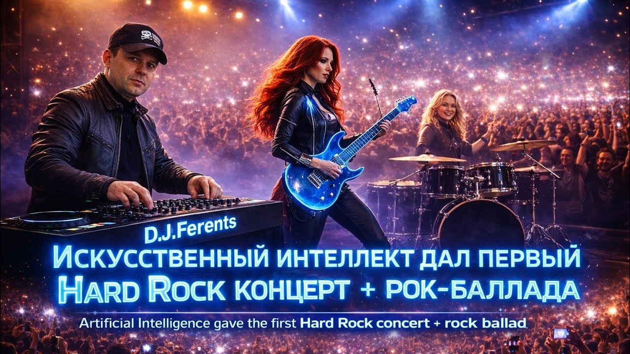 Сенсация:ИИ играет hard rock/AI plays hard rock\D.J.Ferents - YouTube