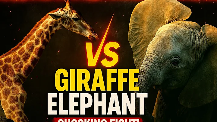 Unbelievable Giraffe vs Elephant Fight! | Shocking Jungle Battle