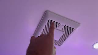 Panasonic FV 0511VQL1 WhisperCeiling DC Ventilation Fan, Quiet Bathroom Ceiling Fan Review