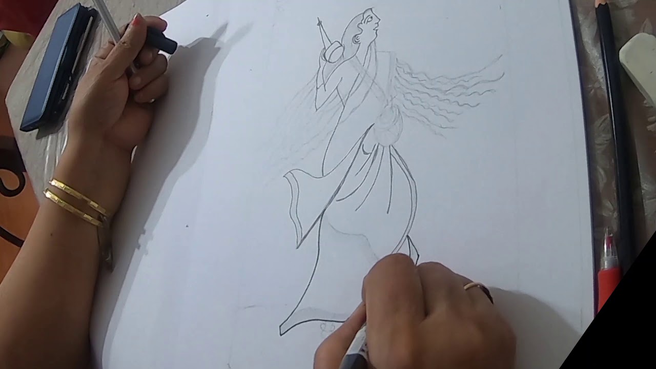 Lets Draw Meerabai Youtube