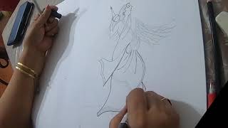 Lets Draw Meerabai Youtube